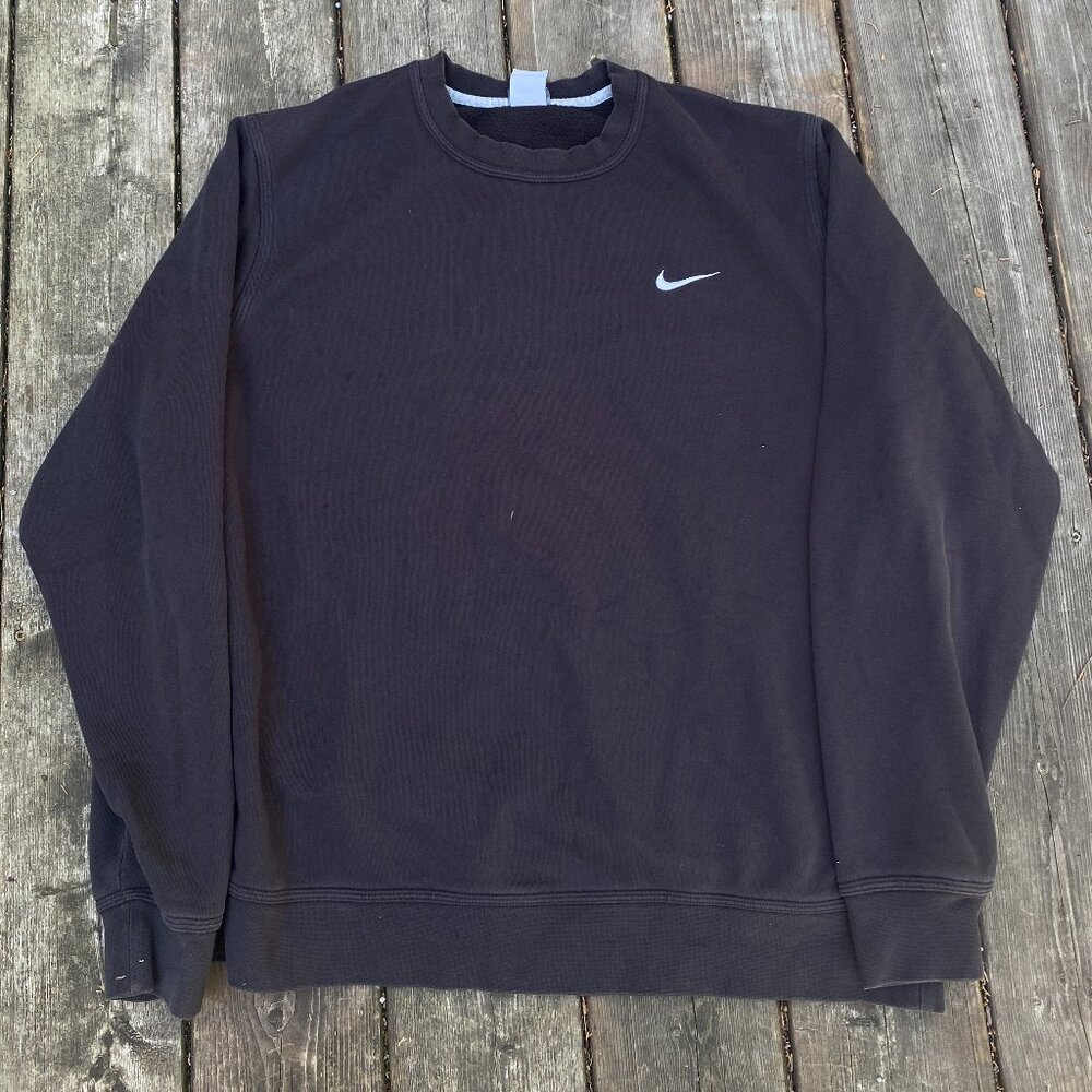 Nike Crewneck Sweater XXL Black Fleece